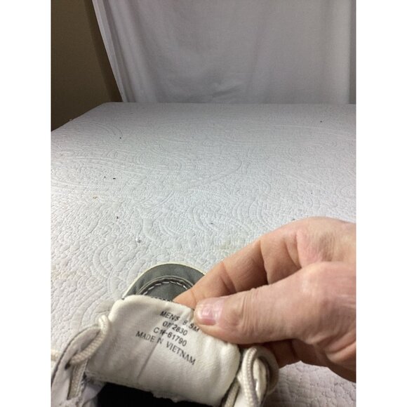 Sperry Mens Gray Canvas Boat Shoes*Memory Foam & Non-Slip Rubber Soles*Size 8.5 - Picture 7 of 10